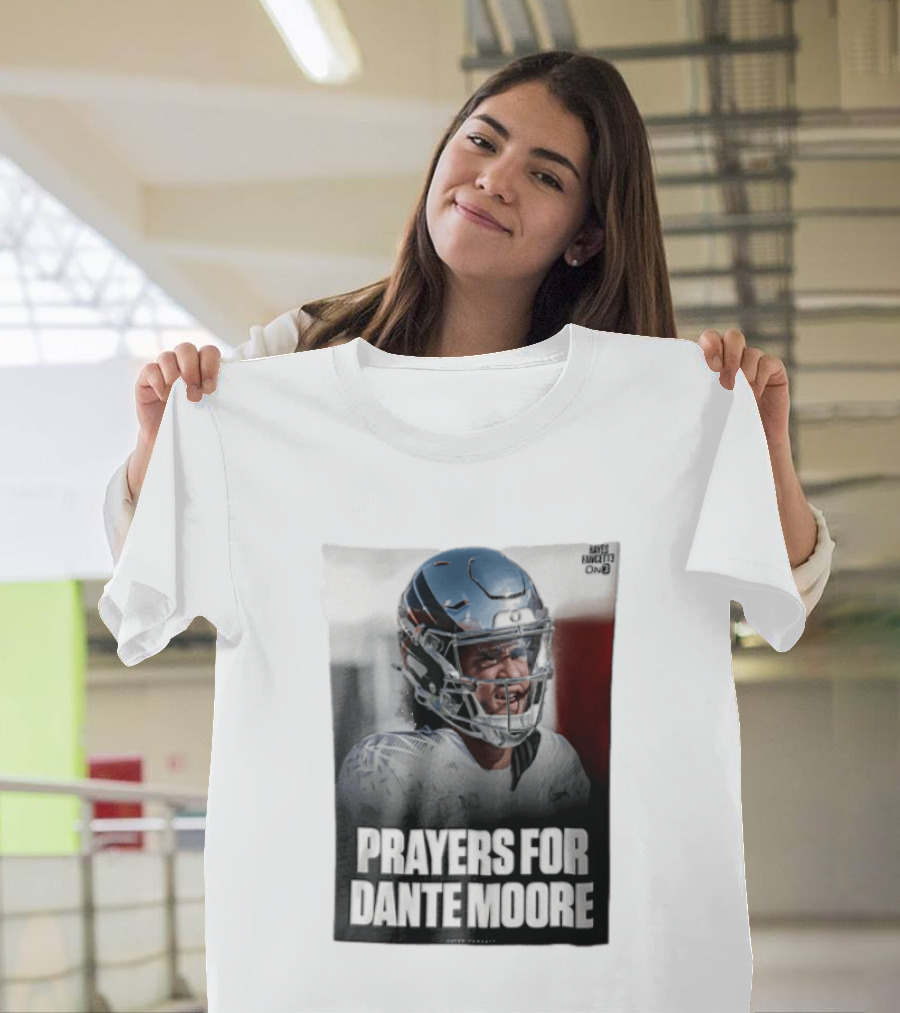 Prayers For Dante Moore Oregon Ducks Football Helmet T-Shirt