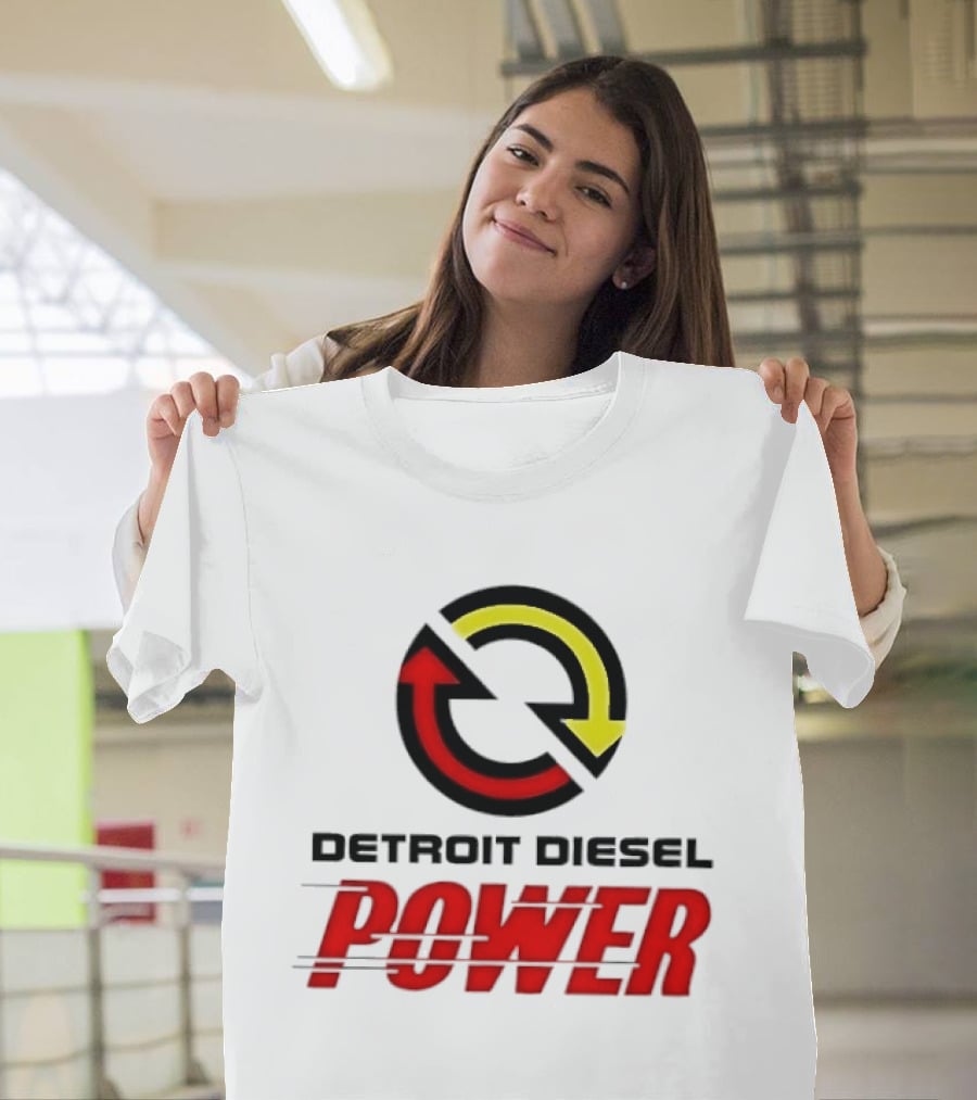 Detroit Diesel Heavy Duty Power Trucking Dynamic T-Shirt