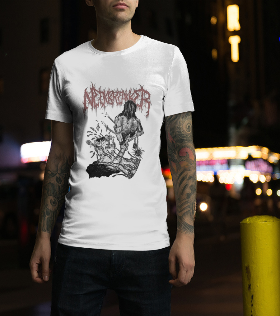 Neckbreakker Face Splitting Madness Longsleeve T-Shirt