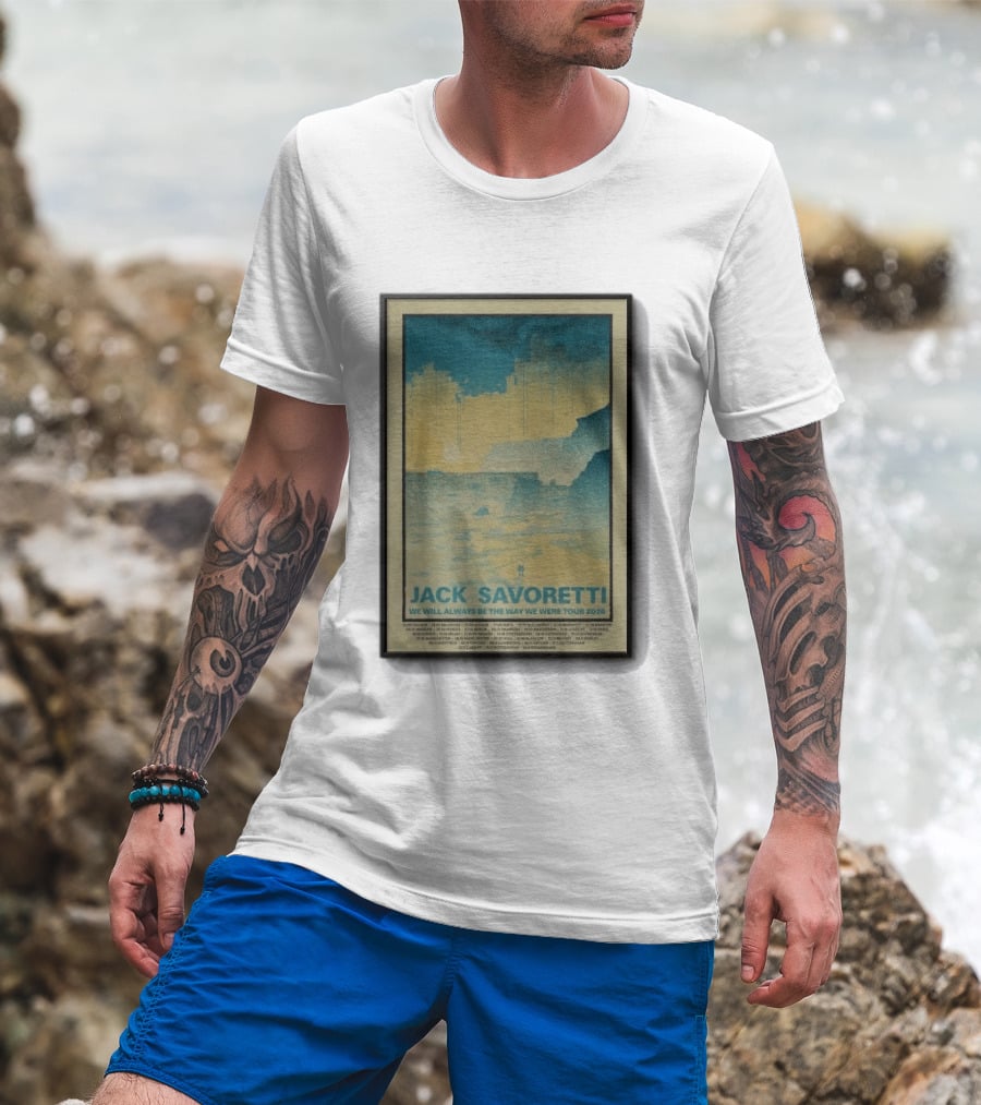 Jack Savoretti We Will Always Be The Way We Were Tour 2026 Scenic Coast T-Shirt
