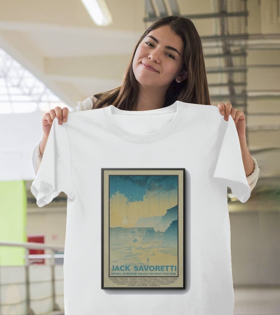Jack Savoretti We Will Always Be The Way We Were Tour 2026 Scenic Coast T-Shirt