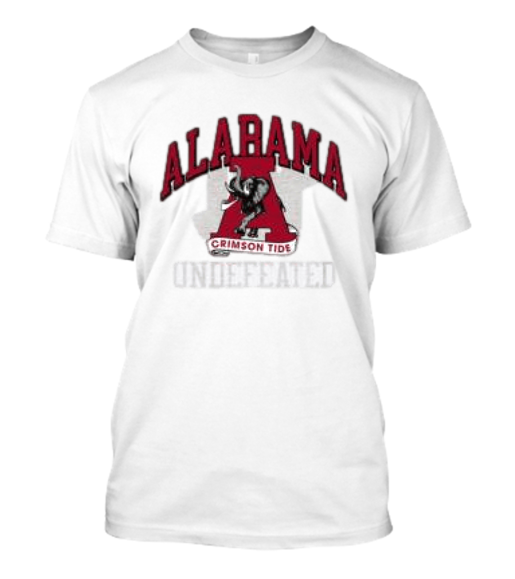 Undefeated Alabama Crimson Tide Elephant Letter A T-Shirt