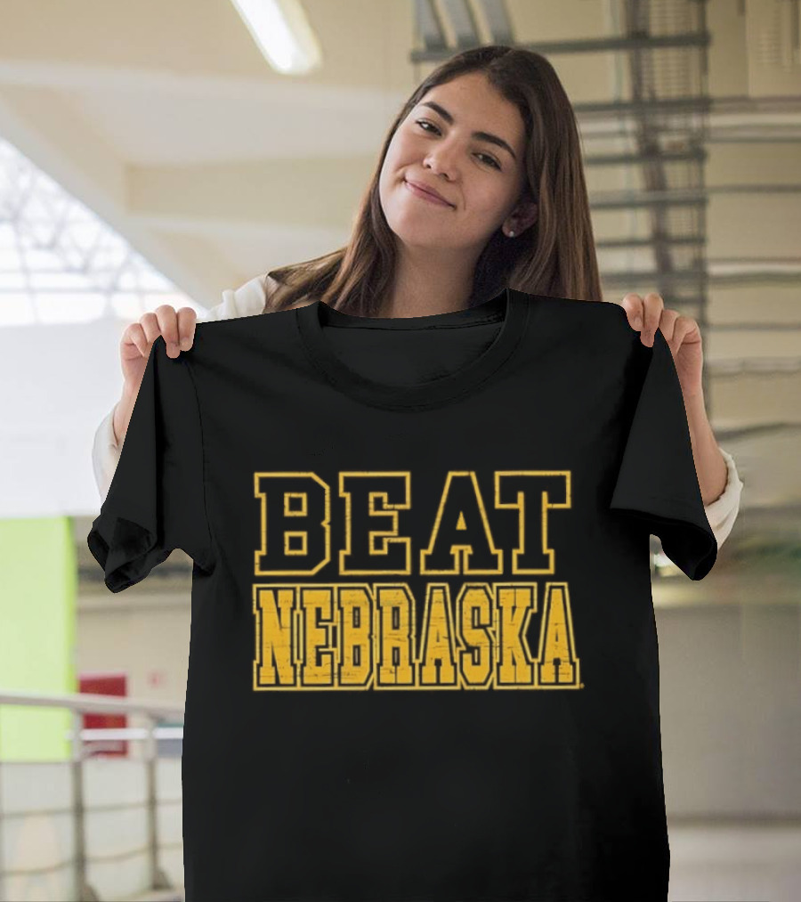 Iowa Hawkeyes Beat Nebraska NCAA 2026 Rivalry Game T-Shirt