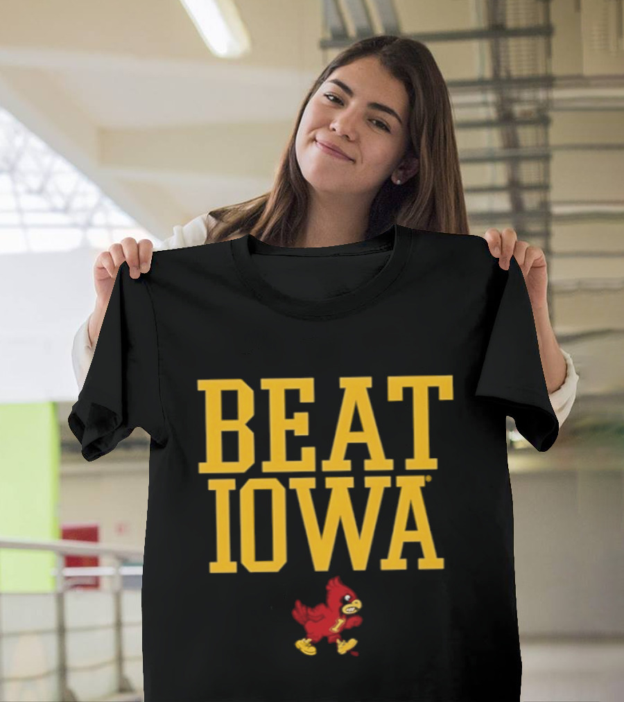 Beat Iowa Iowa State Cyclones Walking Cy NCAA 2026 T-Shirt