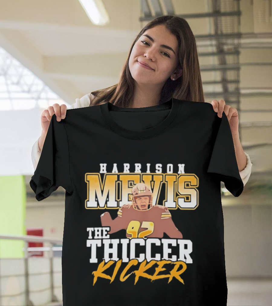 Harrison Mevis The Thiccer Kicker 97 Football Player T-Shirt