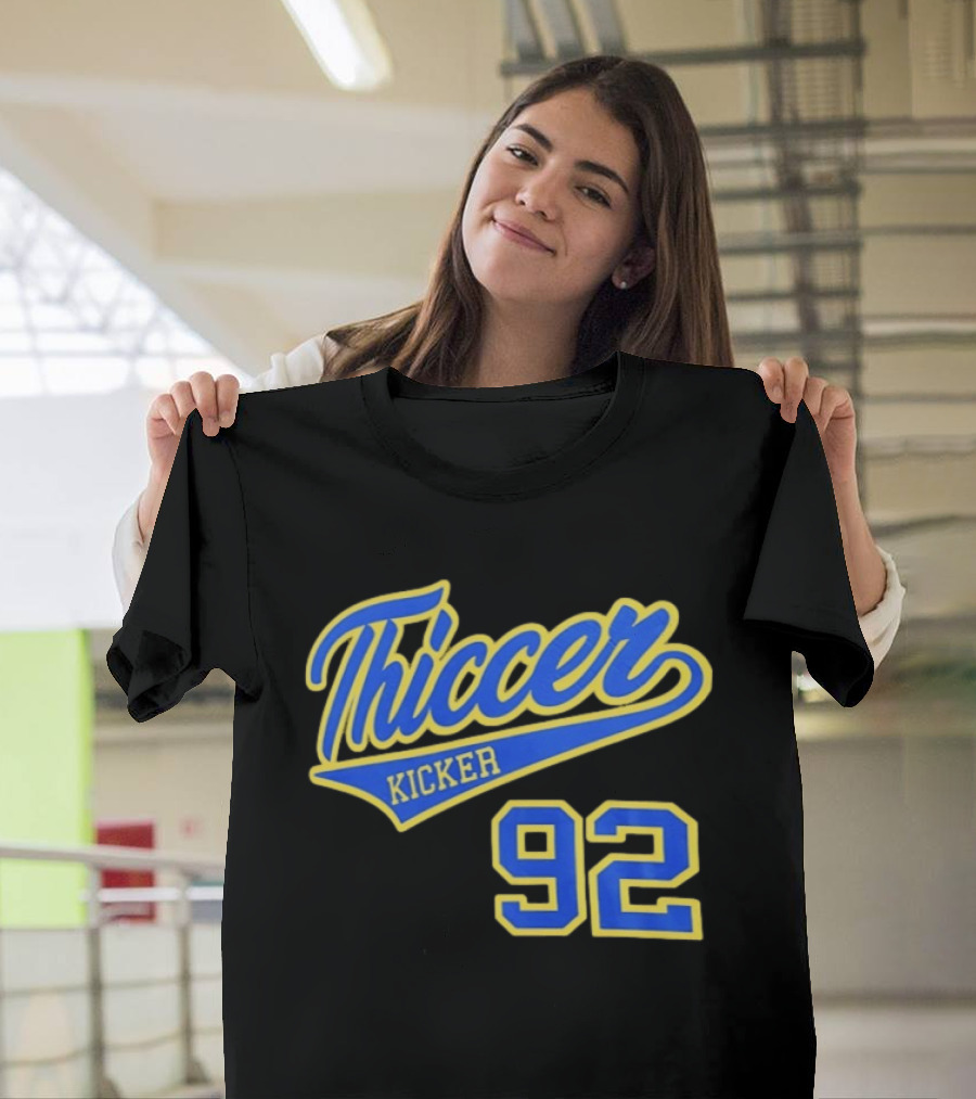 Harrison Mevis Los Angeles Rams Thicker Kicker 92 T-Shirt