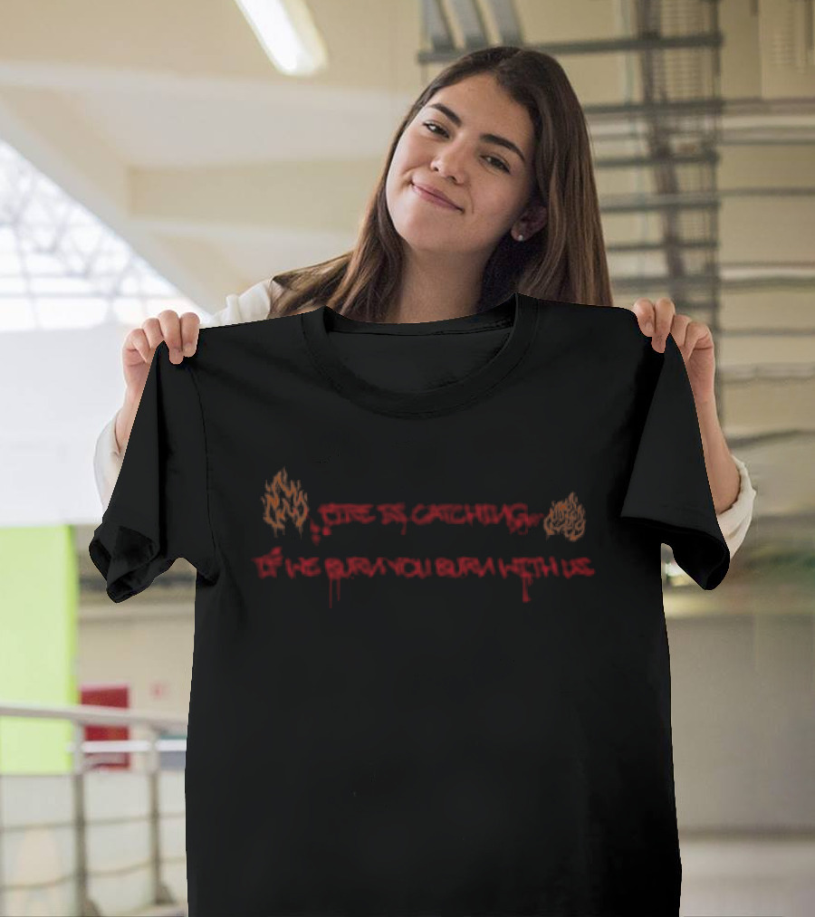 Lions Gate Store The Hunger Games Fire Is Catching T-Shirt