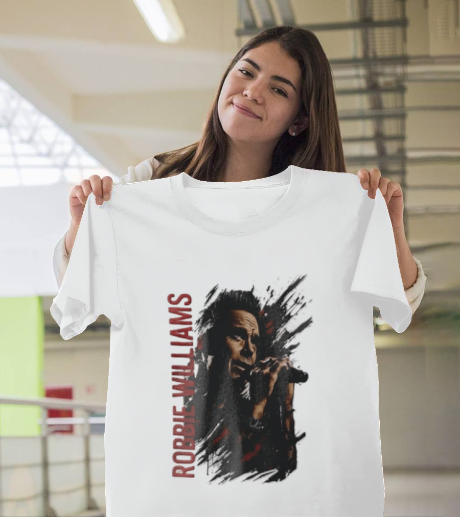 Robbie Williams Britpop Australia New Zealand 2026 Tour Concert Singer T-Shirt