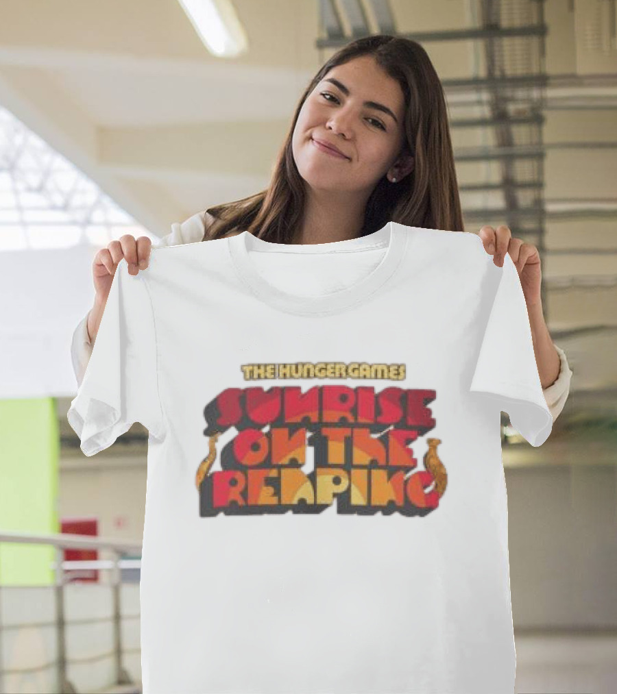 The Hunger Games Sunrise On The Reaping Lionsgate Shop White T-Shirt
