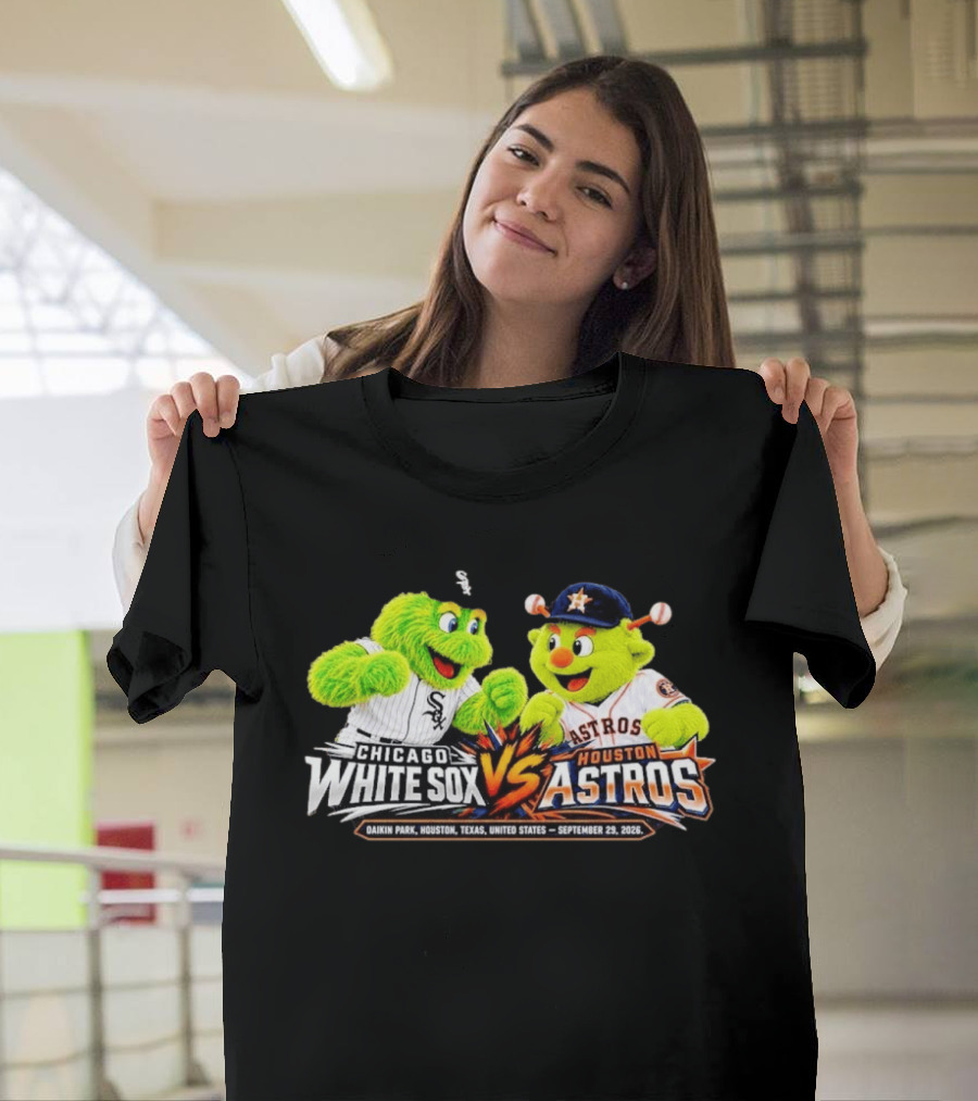 Chicago White Sox Vs Houston Astros MLB AL Wild Card Series Game 1 Daikin Park Houston Texas September 29 2026 T-Shirt
