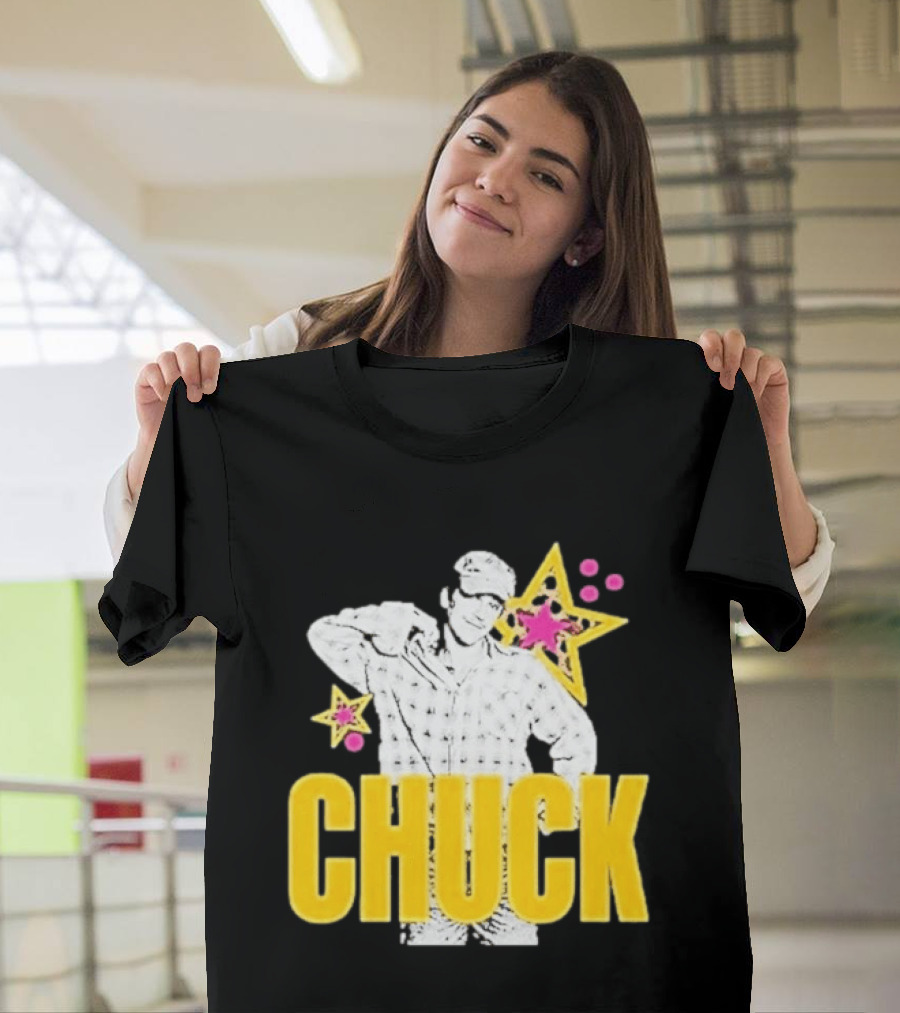 CHUCK Original Role Model Timely Hourglass Stars And Plaid T-Shirt
