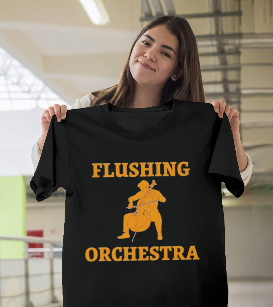 Flushing Orchestra Cello Player Musician T-Shirt