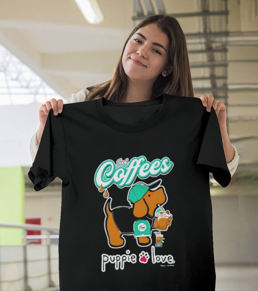 Puppie Love Iced Coffees Pup Kelly T-Shirt