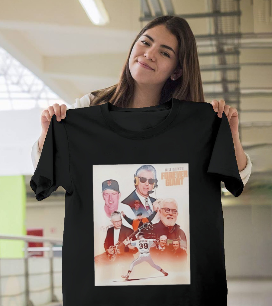 Mike Krukow San Francisco Giants Forever Giant 2026 Celebrating Iconic Moments T-Shirt