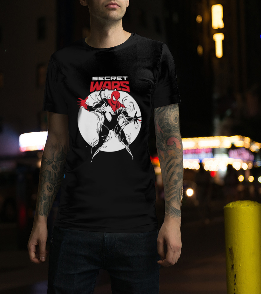 Secret Wars Spider Man Iconic Marvel T-Shirt