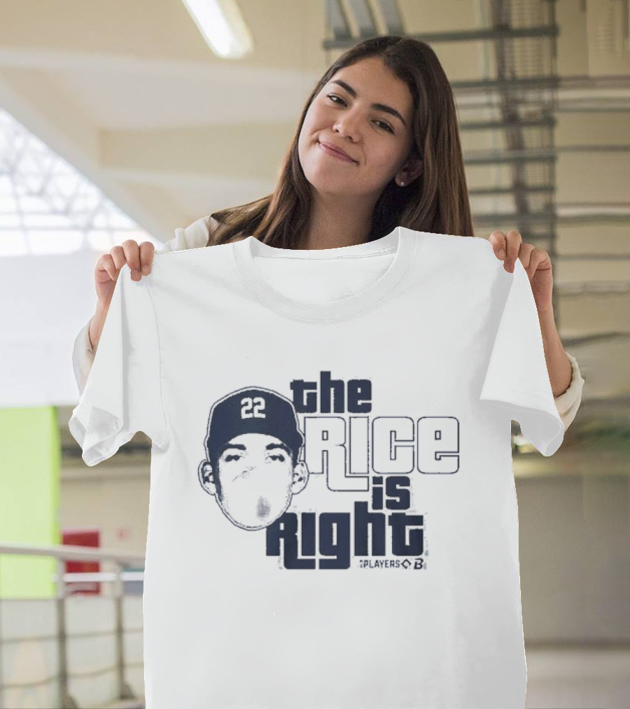 Ben Rice The Rice Is Right New York Yankees Player 22 T-Shirt