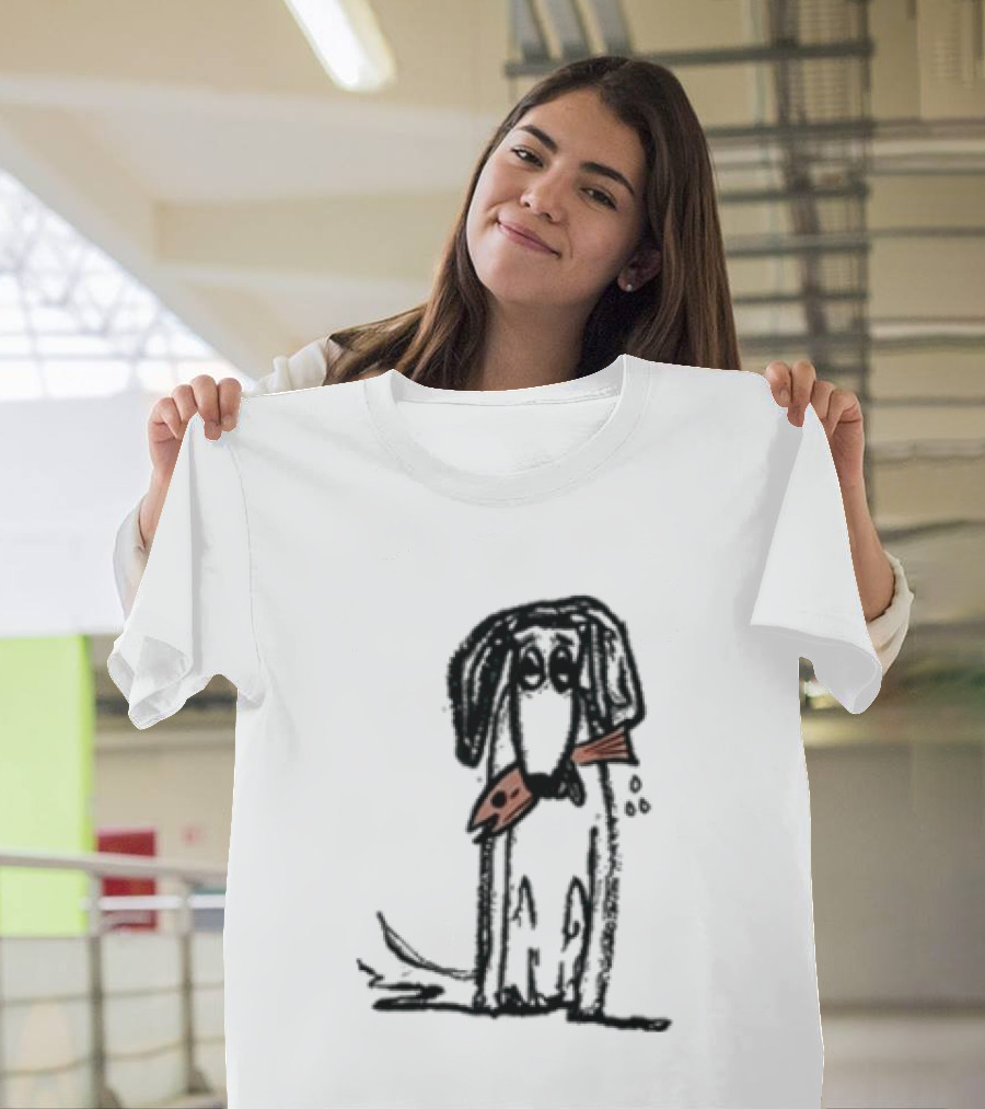 Leftover Salmon Good Dog Fish Band Artful Canine With Fish Collar T-Shirt