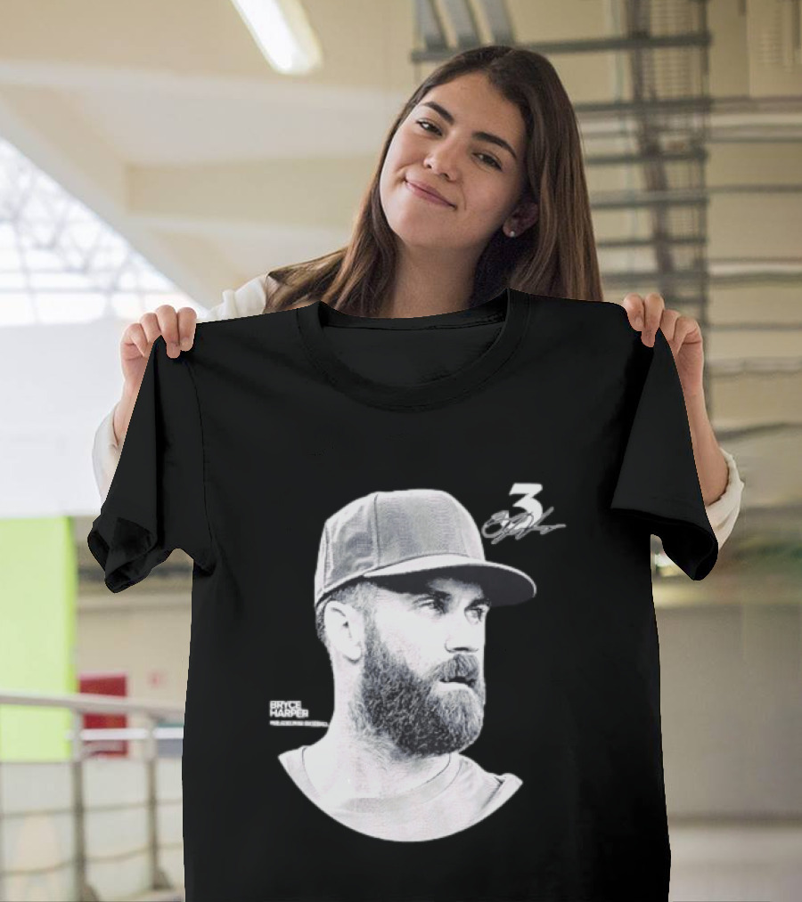 Bryce Harper Philadelphia Phillies Lineage Series 3 Signature T-Shirt