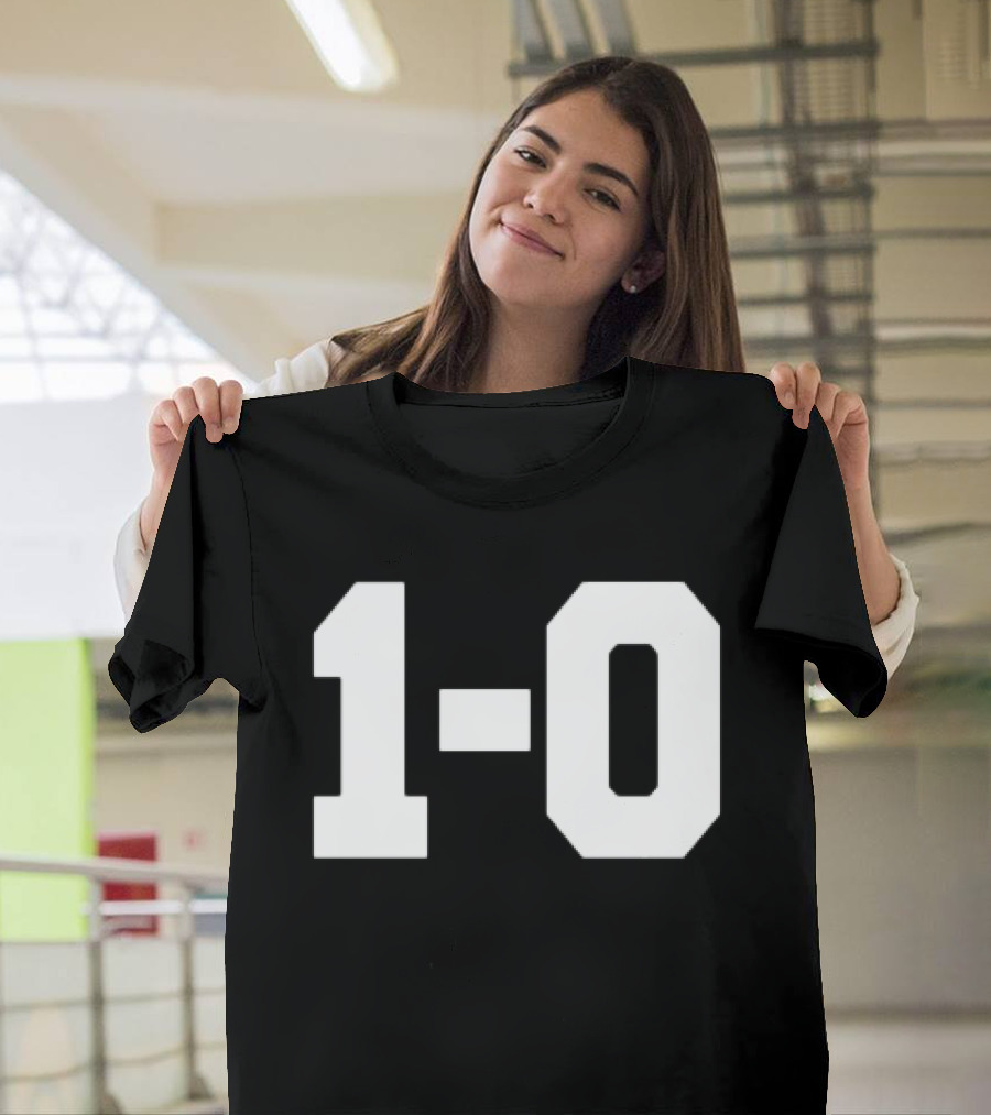 Coach John Harbaugh 1 0 Victory Scoreboard Triumph T-Shirt