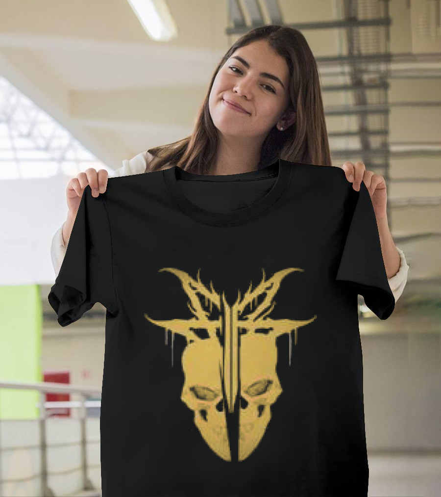 Falling In Reverse Yellow Skull Dripping Melting T-Shirt