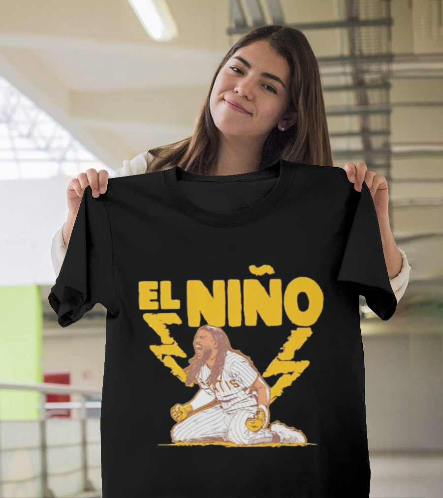 Fernando Tatis Jr El Niño San Diego Padres Stole Home Lightning T-Shirt