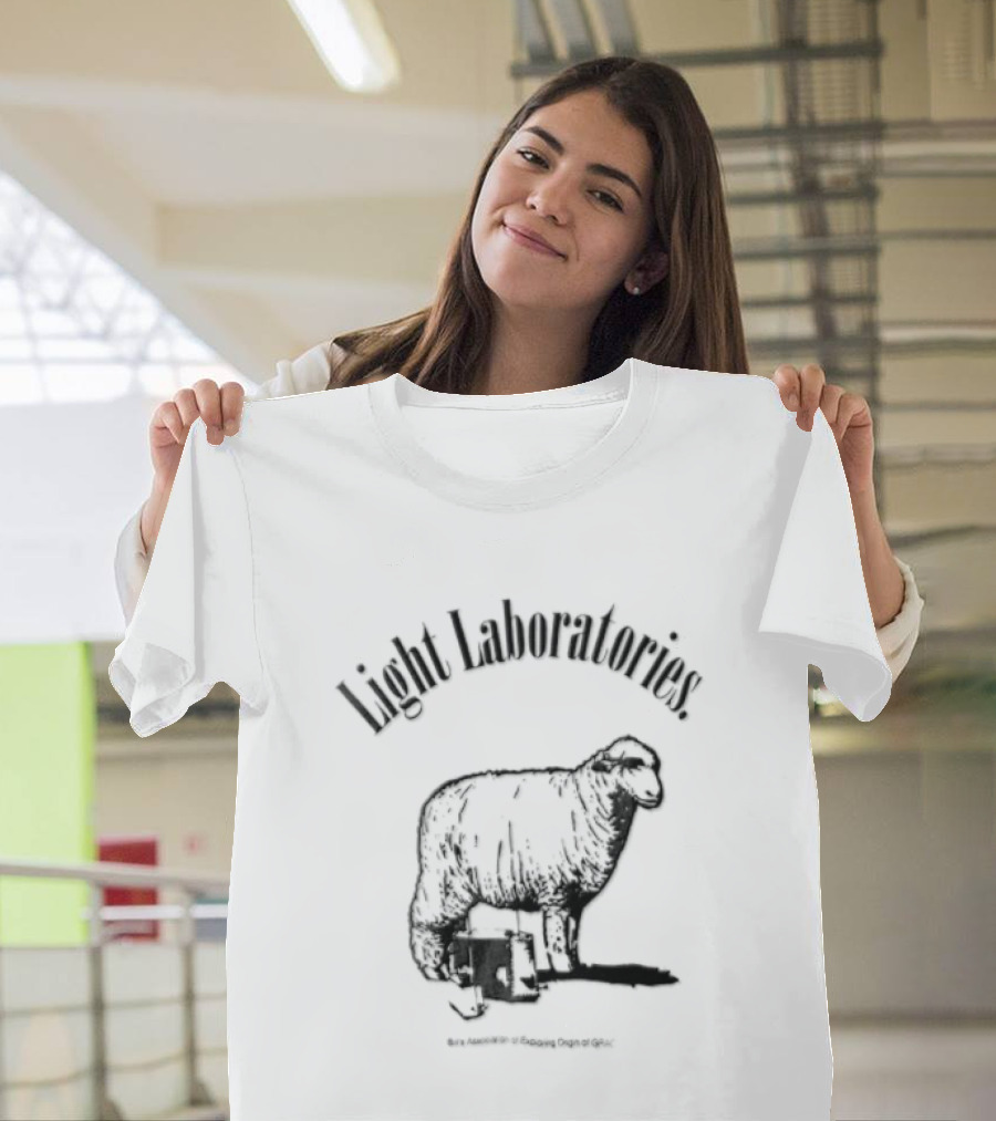 Light Laboratories Sheep Sketch Exploring Origin Of Grace T-Shirt