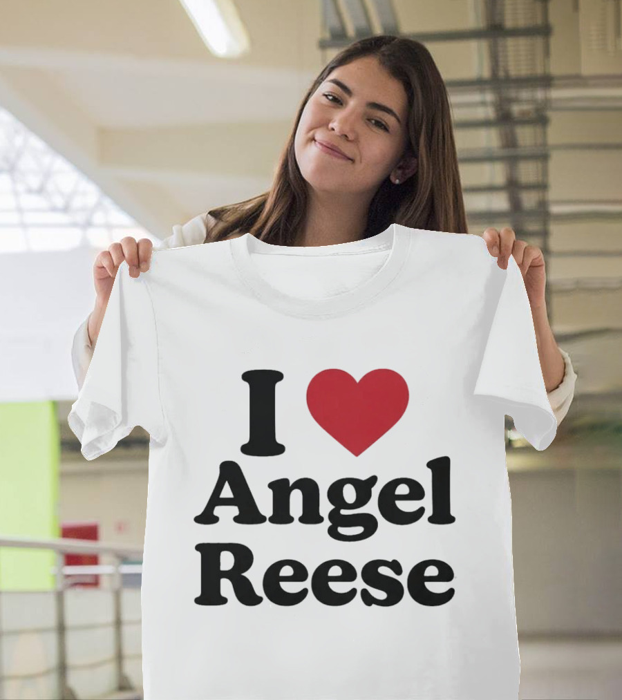 I Heart Angel Reese 2026 Fan Appreciation T-Shirt