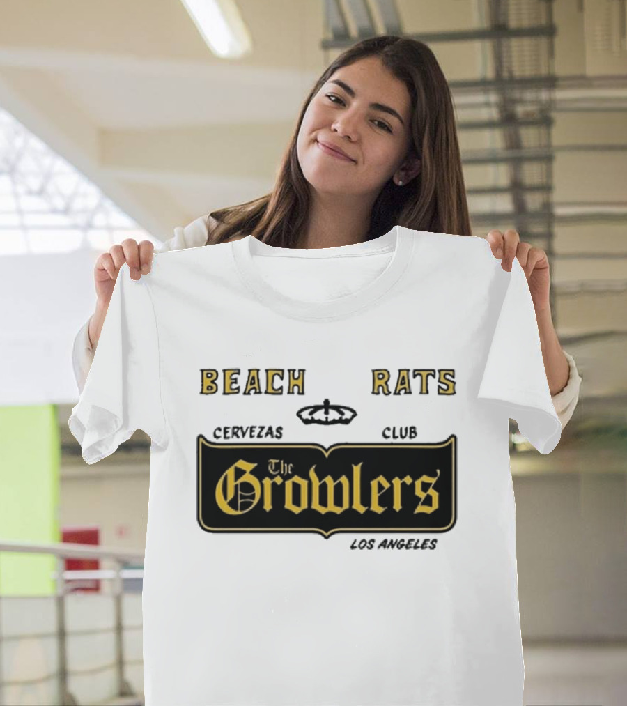 Beach Rats Cervezas Club The Growlers Los Angeles 2026 T-Shirt