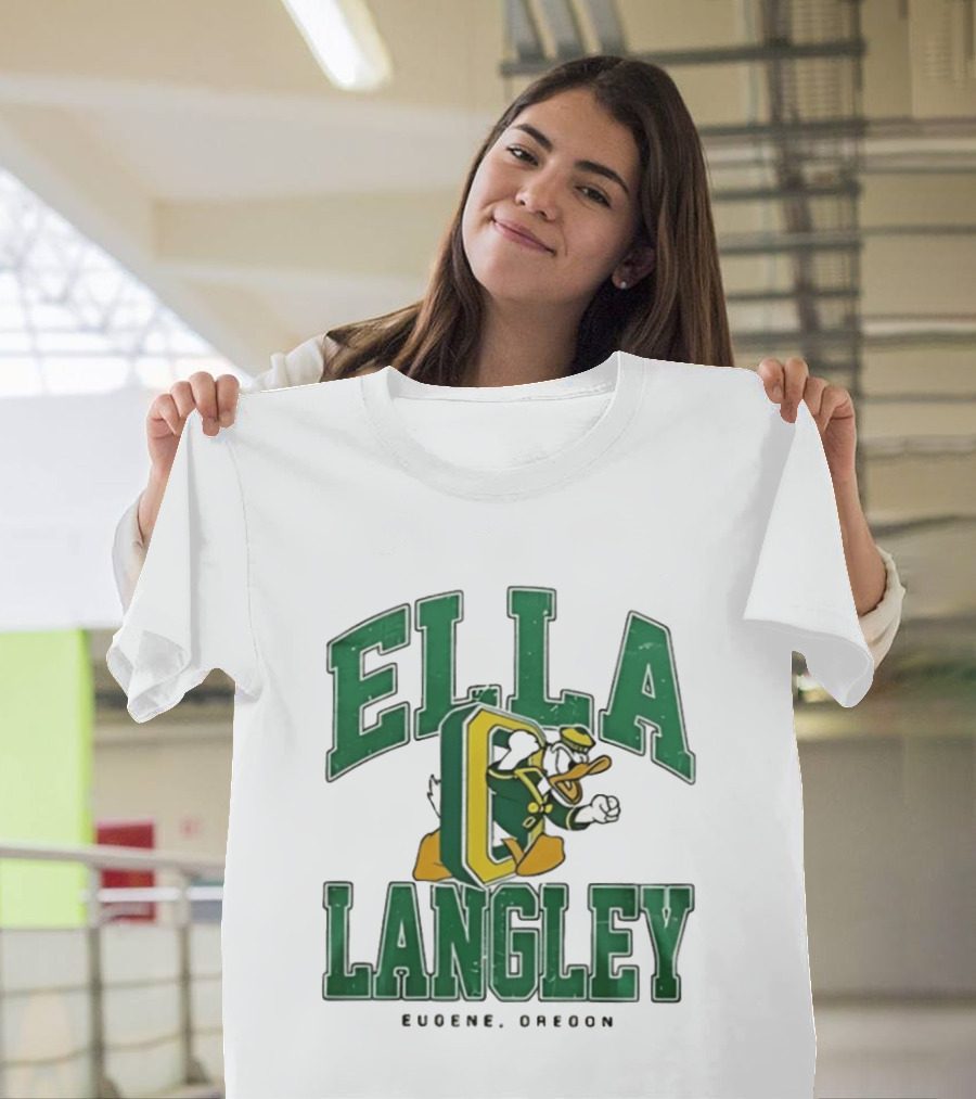 Ella Langley Oregon Ducks Eugene Collaboration T-Shirt