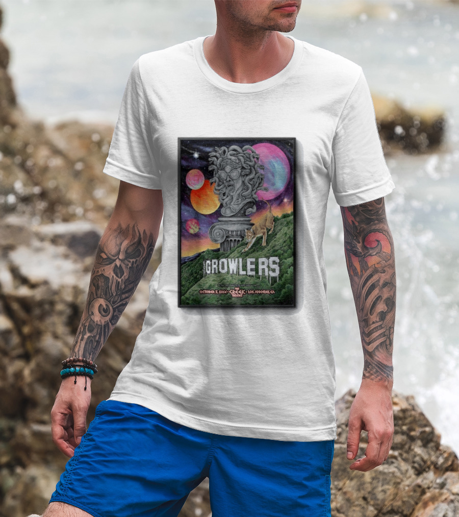 Los Growlers October 3 2026 Los Angeles Cosmic Event T-Shirt