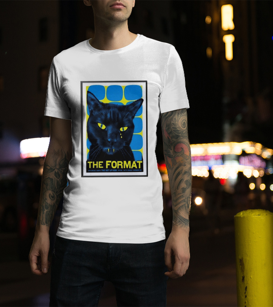 The Format With The Get Up Kids Cat's Cradle Carrboro NC 2026 Tour T-Shirt