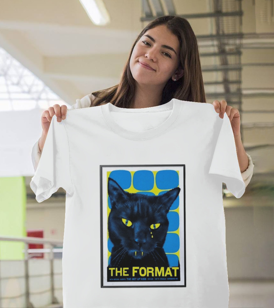 The Format With The Get Up Kids Cat's Cradle Carrboro NC 2026 Tour T-Shirt