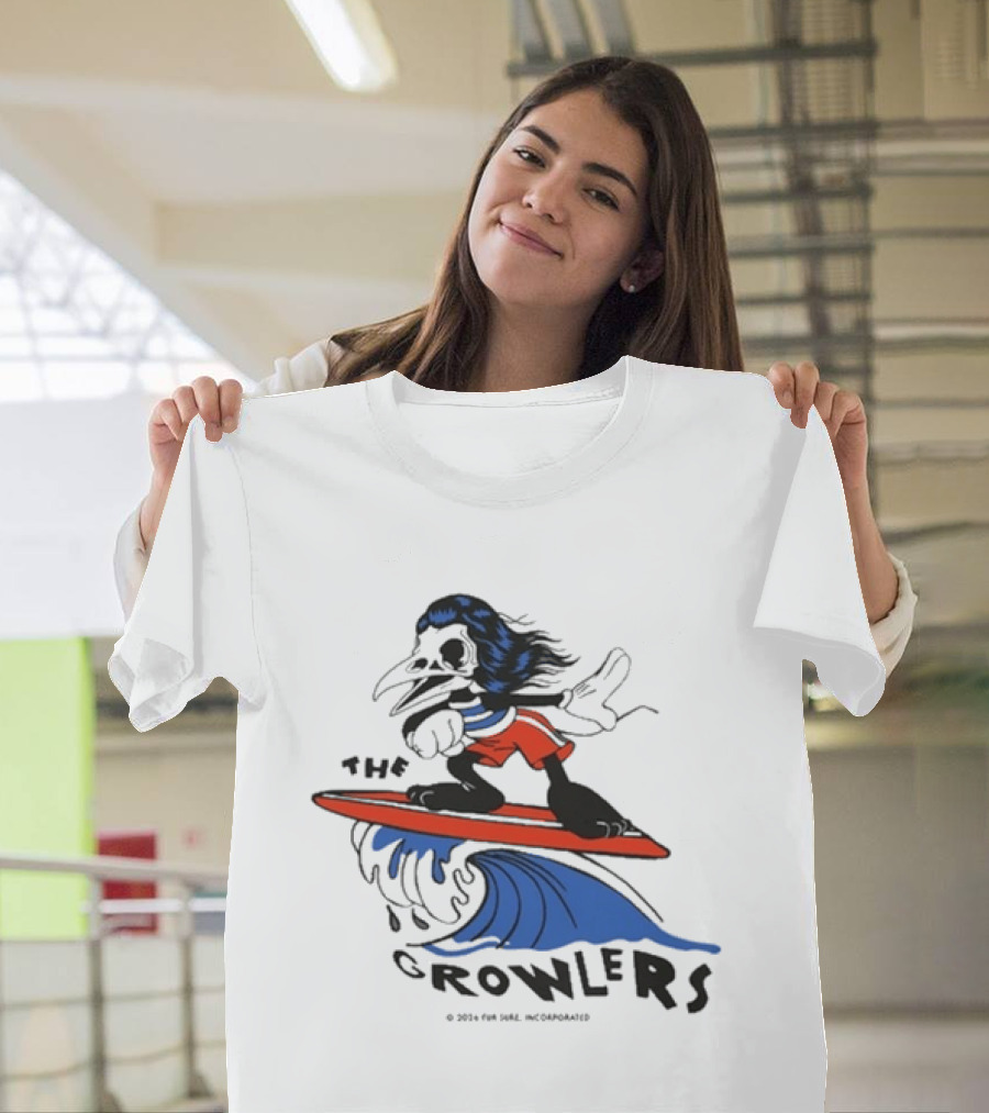 The Growlers Surfing Bird Character 2026 Tour Exclusive T-Shirt