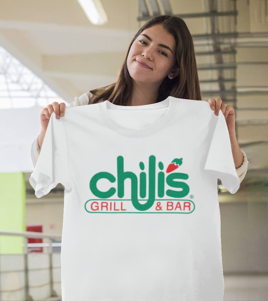 Welcome To Chili's Grill & Bar Varsity Jersey T-Shirt