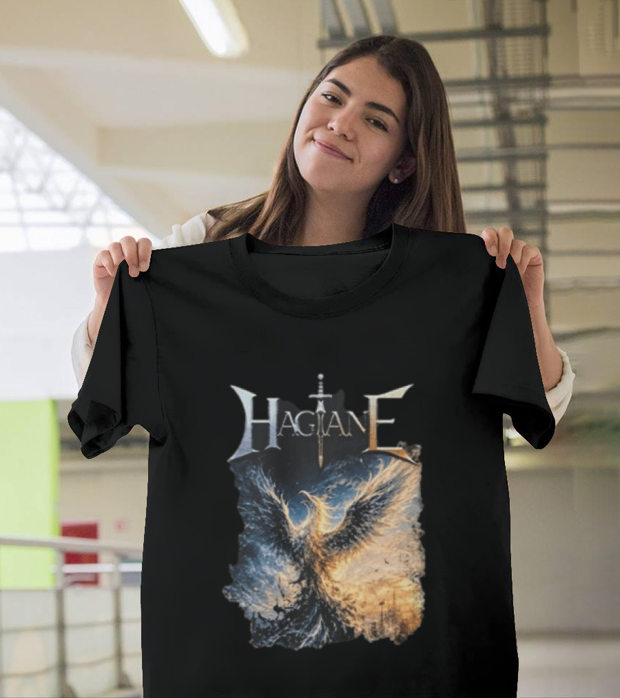 Hagane Sword And Phoenix Night T-Shirt