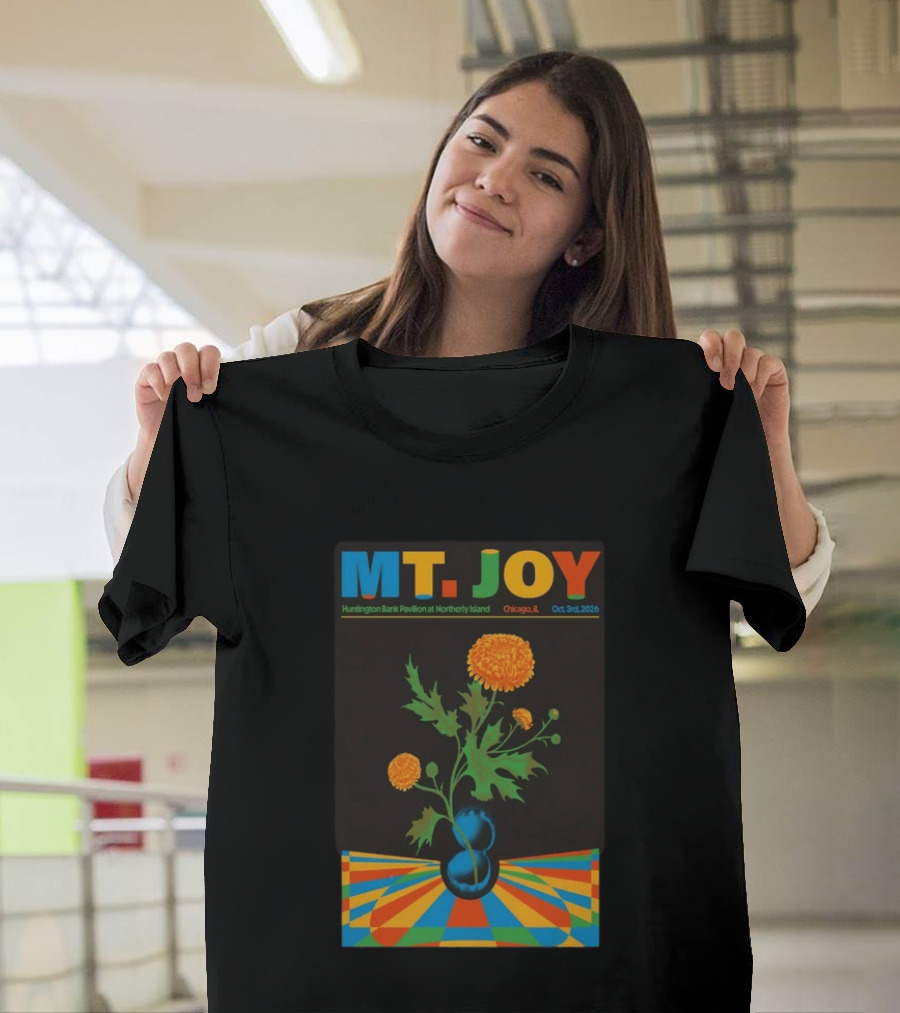 MT. JOY Huntington Bank Pavilion Northerly Island Chicago IL Oct 3 2026 Limited Edition T-Shirt