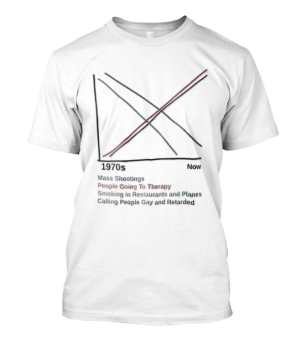 Cardinals Austin Calling 1970 People Giving Up On Humanity Trends Now Graph T-Shirt