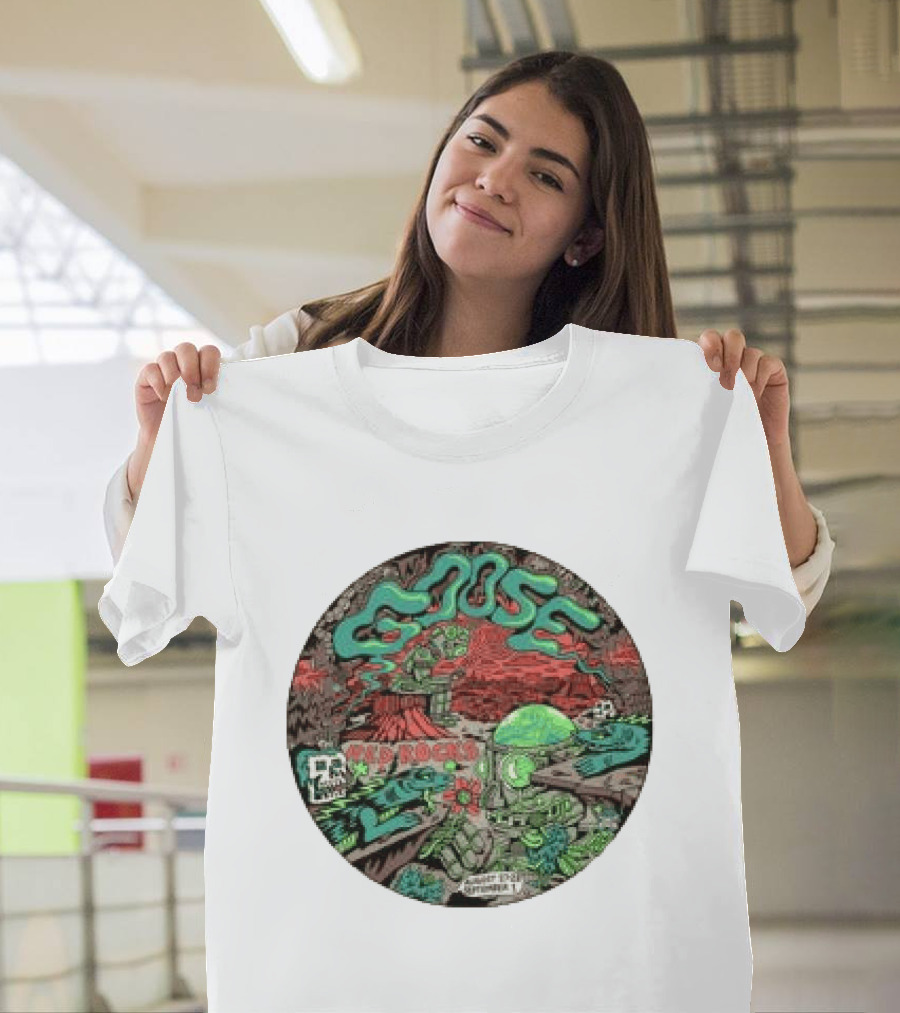 Goose Red Rocks 2026 Killer Acid Event Extraterrestrial Adventure T-Shirt