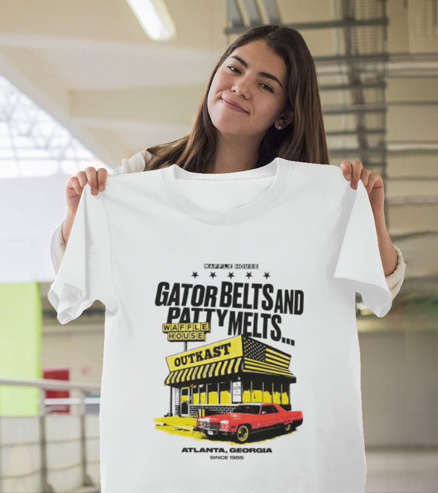 Gator Belts And Patty Melts Outkast Waffle House Atlanta Georgia 1995 T-Shirt