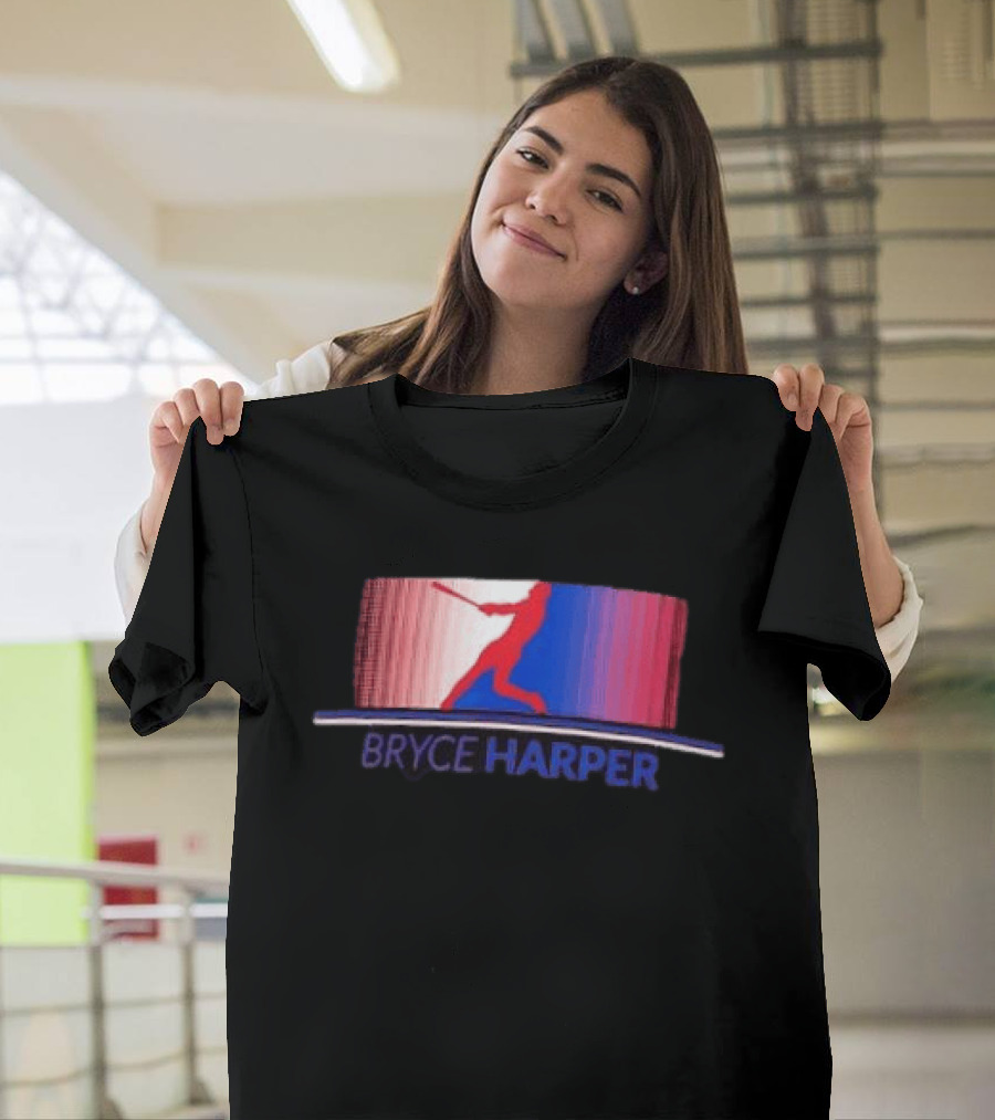 Bryce Harper Philadelphia Phillies Solo Stripe MLB Batter T-Shirt