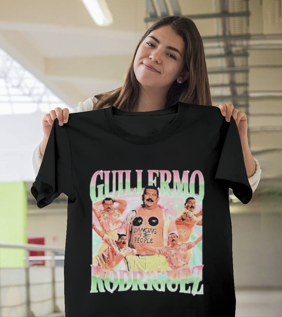 Guillermo Rodriguez Dancing 4 The People Vibrant Pose Collage T-Shirt