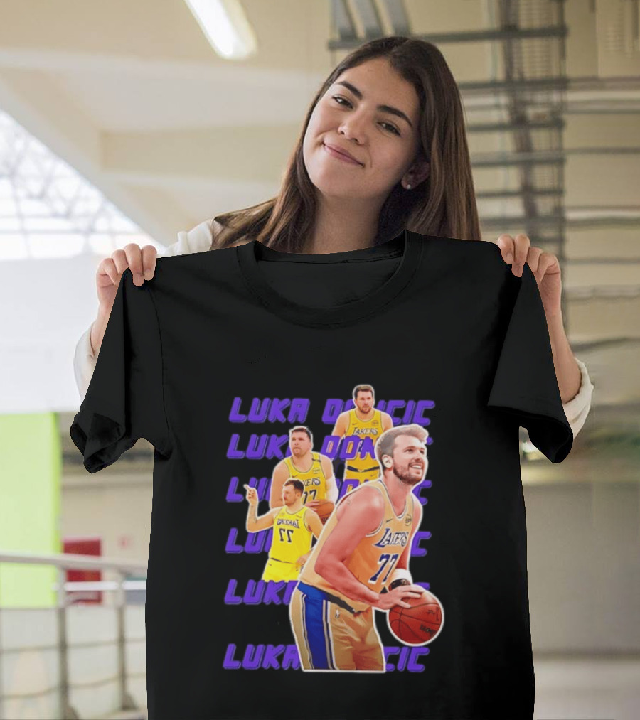 Luka Doncic Los Angeles Lakers 2026 Basketball Player 77 T-Shirt