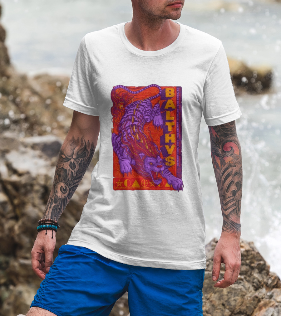 Balthvs San Diego October 22 2026 Featuring Richard Houghten Vibrant Lion T-Shirt