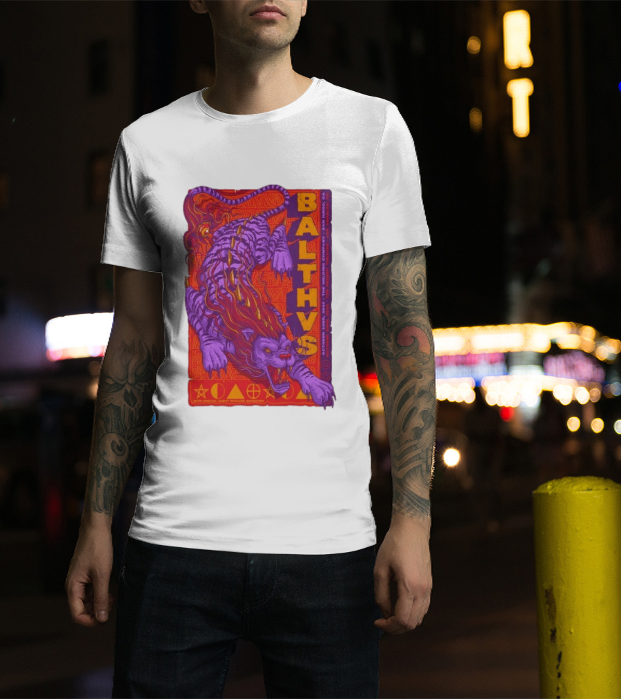 Balthvs San Diego October 22 2026 Featuring Richard Houghten Vibrant Lion T-Shirt