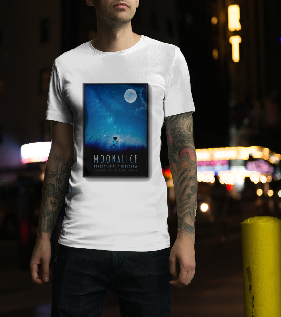 Original Moonalice Hardly Strictly Bluegrass October 3 2026 Golden Gate Park San Francisco CA T-Shirt