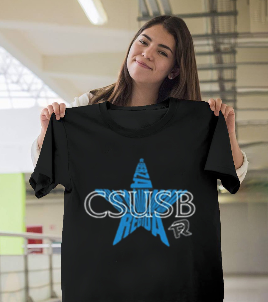 CSUSB X Fuerza Regida Star Burst Collaboration T-Shirt