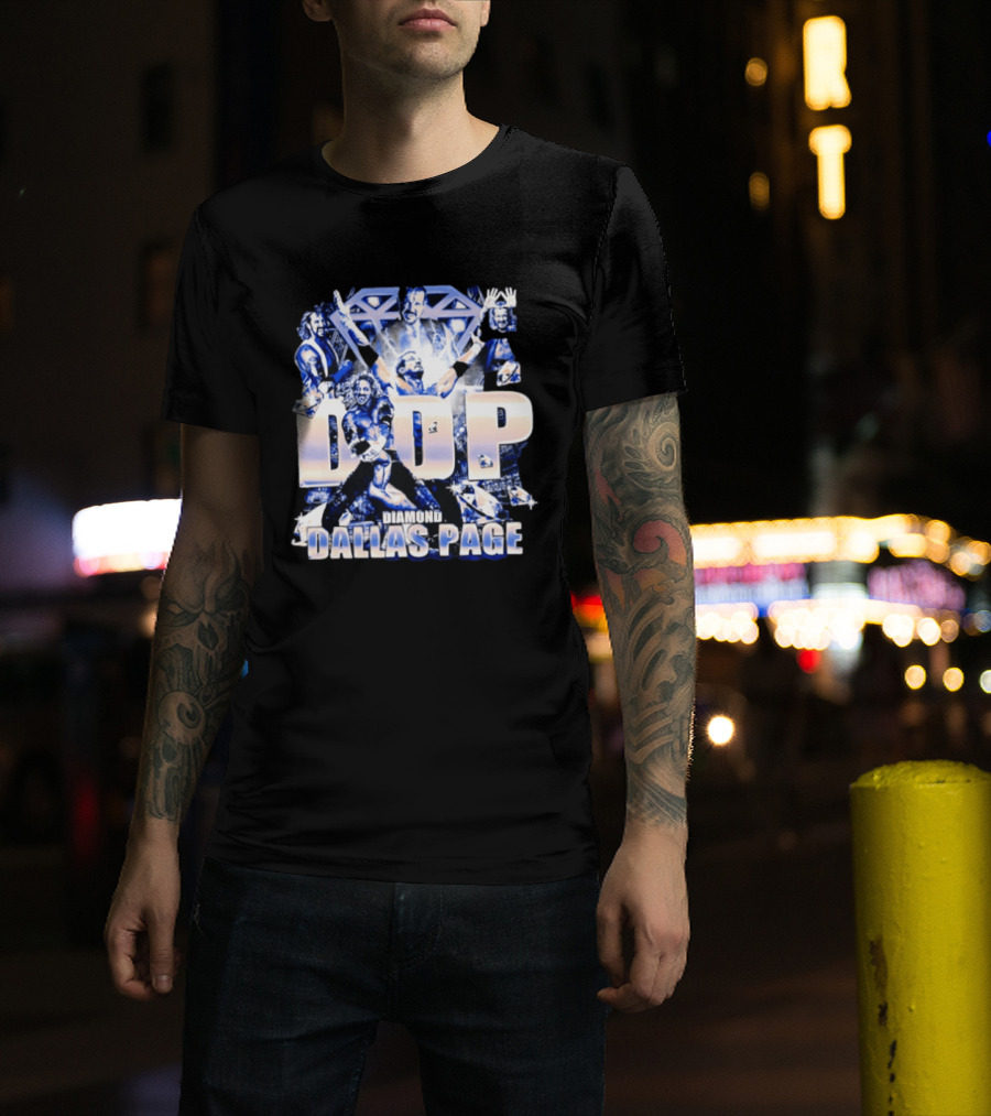 Diamond Dallas Page DDP Self High Five Retro Wrestling T-Shirt