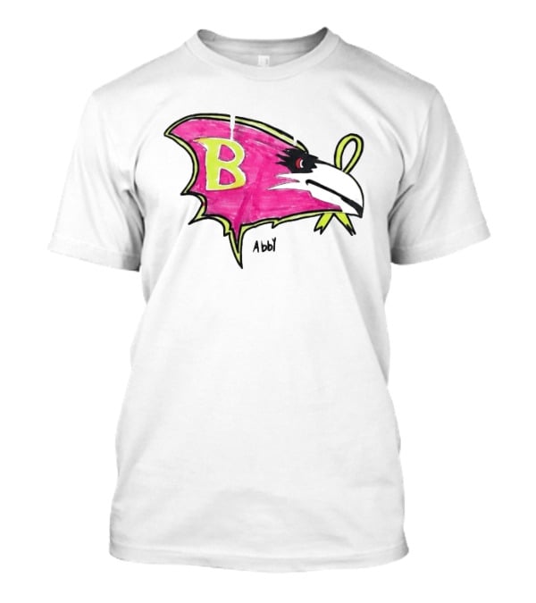 Baltimore Ravens Pink Ribbon Abby B T-Shirt