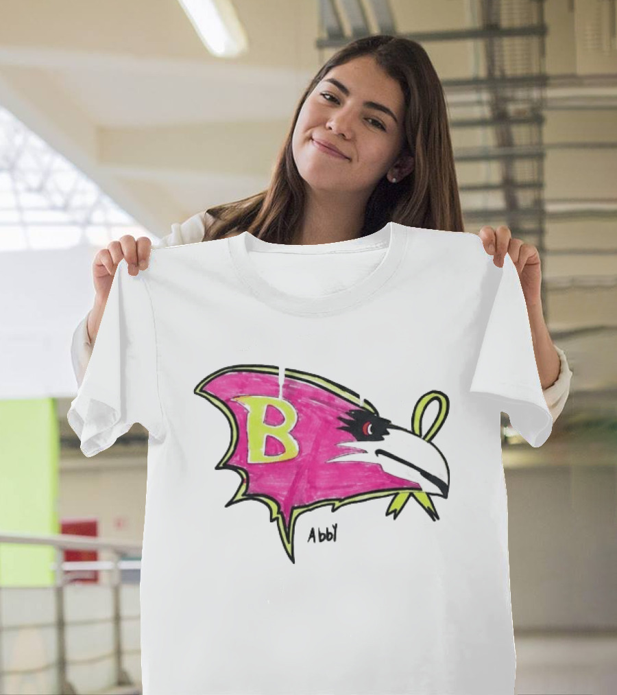 Baltimore Ravens Pink Ribbon Abby B T-Shirt