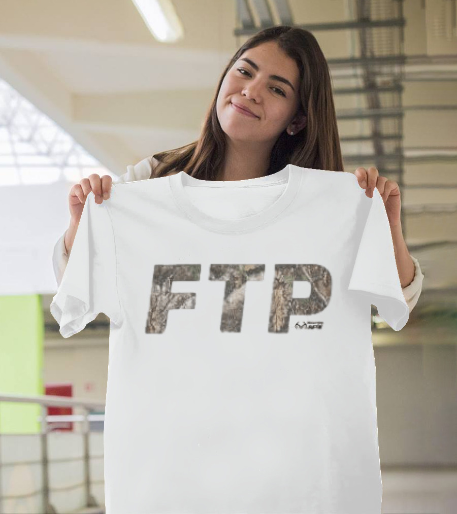FTP Camo Fuckthepopulation Apx Realtree T-Shirt